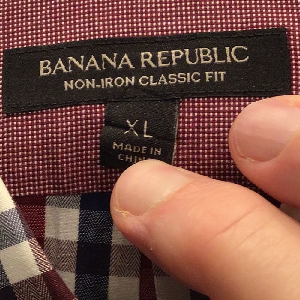 Banana Republic men’s Shirt size XL - Picture 2 of 5